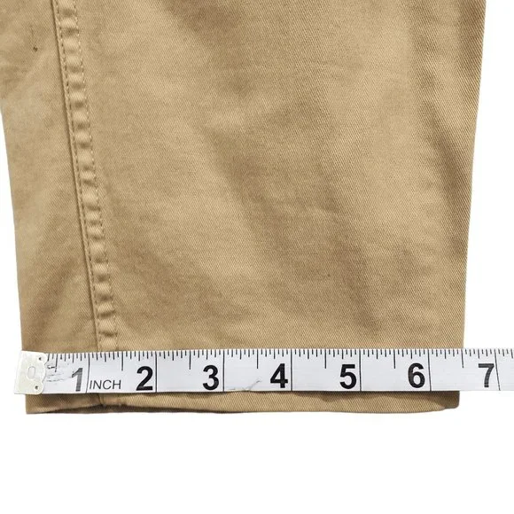 J. CREW Womens 27T (29x29.5) Chino Pants Tan Vintage Straight Cotton 3% Stretch - Picture 11 of 12